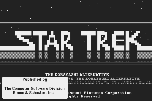 Screenshot for Star Trek- The Kobayashi Alternative